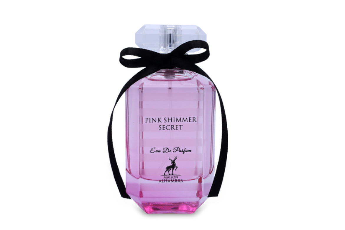 Pink Shimmer Secret Oud Perfume by Maison Alhambra