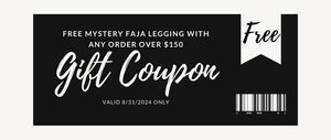 free faja leggings not combinable with other promo