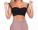 Full coverage push-up strapless bra